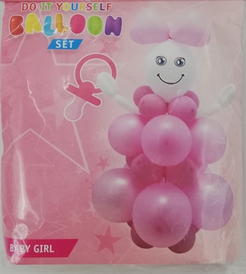 DIY ballon kit baby girl <br><font color="RED">RESTSALG</font>