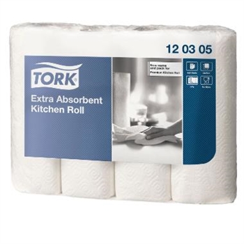 Køkkenrulle Tork Premium 3 lag hvid 12.2 meter 