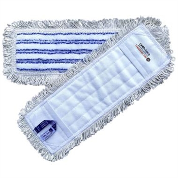 Performance Universal Mop Max m/lomme - 40 cm - Hvid/Blå