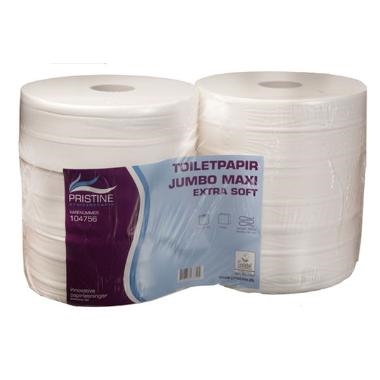Toiletpapir Pristine Extra soft jumbo 2 lags nyfiber 320 m 