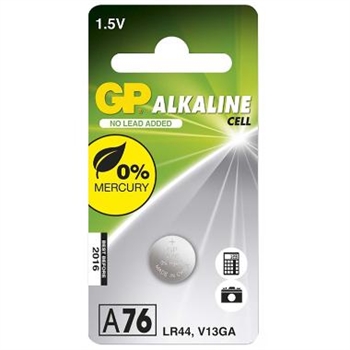 Batteri GP Knapcelle LR44 Alkaline