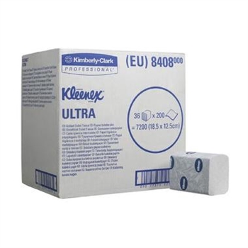 Toiletpapir i ark Kleenex Bulk pack 2 lag 18.6 x 12.5 cm 