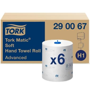 Tork Matic soft håndklædeark på rulle advanced h1
