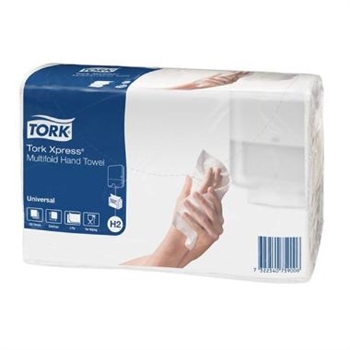 Håndklædeark Tork Xpress multifold 2 lag standard 