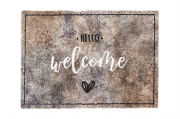 Måtte Pure & Soft Hello Welcome 50x70 cm.