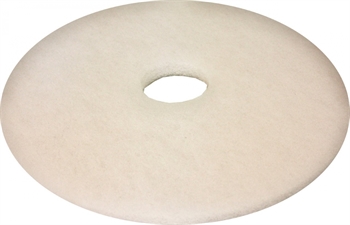 Floorpad 17" Hvid Rondel 1 stk