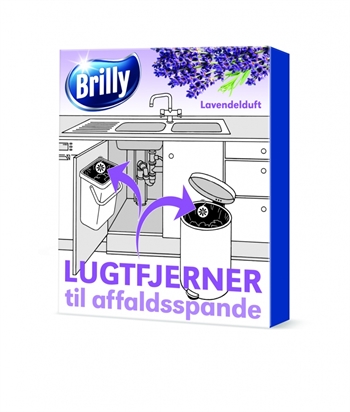 Lugtfjerner til affaldsspande Brilly