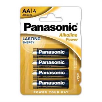 Batterier Panasonic Alkaline Power AA 4 stk.