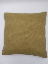 Pudebetræk Slub Cover Grøn 50x50 cm. 