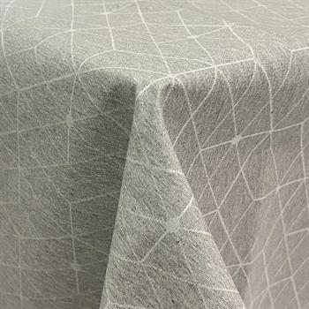 Tekstildug med antislip – Geometric Grey – 140cm