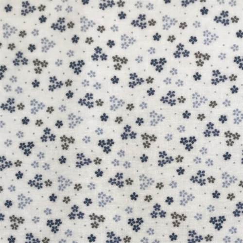 Textildug blå mini blomster 142 cm Vinyl