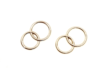 Ringe/dobbelt drys 20 stk. guld