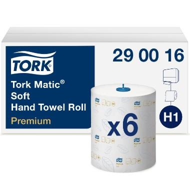 Tork Matic Soft håndklædeark på rulle premium H1