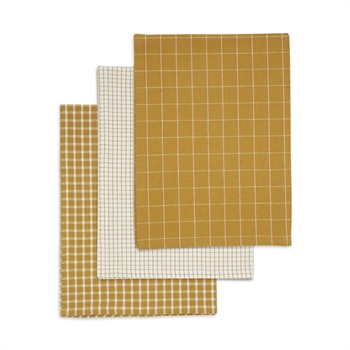 Viskestykker 3 stk.50x70 cm ass. Khaki