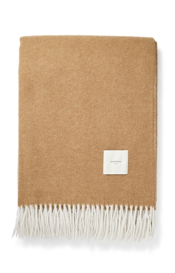 Duo Throw Plaid Camel 140x200