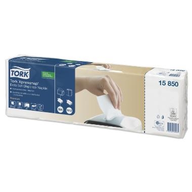 Serviet Tork N4 Premium 165x213 mm 2-lag <BR>Interfold Hvid (Til borddispenser)