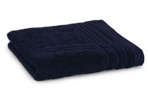 Lisboa håndklæde 50x100 cm Mørkeblå