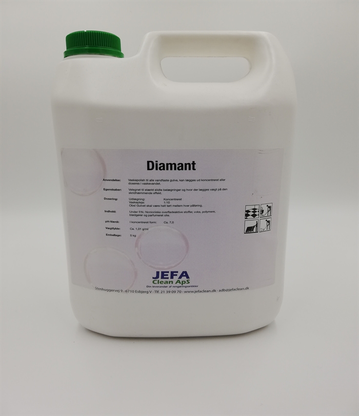 Diamant vaskepolish 5 ltr. - JEFA Clean