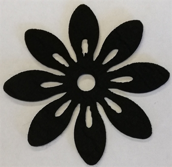 Filt blomster Dahlia stor sort Ø 12 cm - pakke med 6 stk.