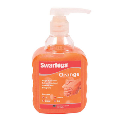 Håndrens Swarfega m/pumpe 450 ml - Orange