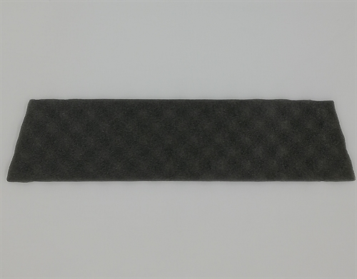 Skumstykke grå m/velcro - 40 cm