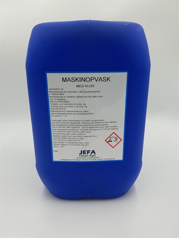 Maskinopvask m/klor Alu 12 kg - JEFA Clean