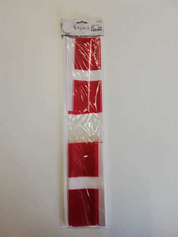 Plastflag på plastpind 20 x 28 cm 8 stk.