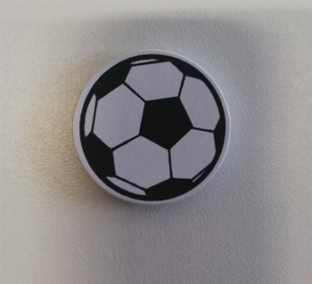Fodbold med klæb på bagsiden Ø 3,5 cm