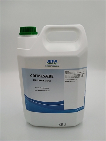 Cremesæbe m/aloe vera 5 ltr. - JEFA Clean