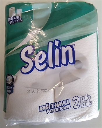 Køkkenrulle Selin 24 ruller <br><font color="RED">Nu kun kr. 125,-</font> Kun til afhentning i butikken. Sendes ikke