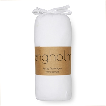 Jerseylagen Shirley Hvid 180x200x35