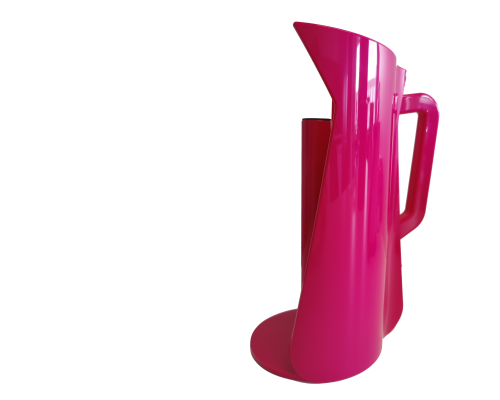 Vertu De Carafe - Køkkenrulle/Guldfilm holder Pink <BR><font color="RED">Spar kr. 239,- Nu kun kr. 10,-</font>