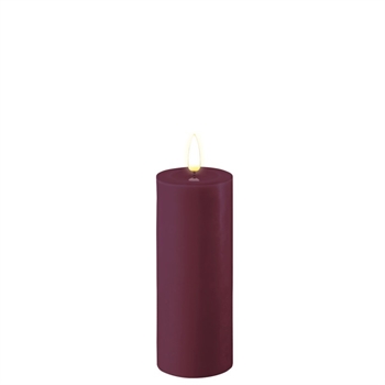 LED Bloklys Violet 5 x 12,5 cm - Deluxe