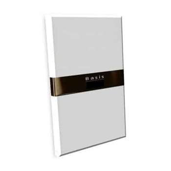 Basis Satin lagen - Hvid 240x250