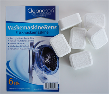 Vaskemaskinerens 6 stk. JEFA Clean -