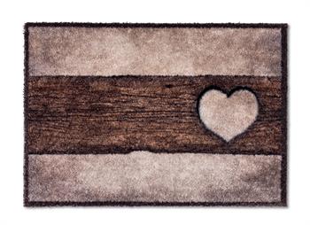 Måtte Pure&Soft Wood heart 50x70 cm.