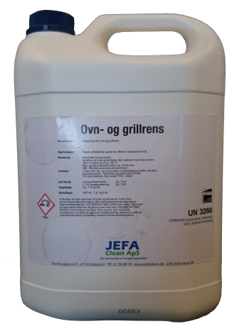 Ovn og Grillrens 5 L JEFA Clean