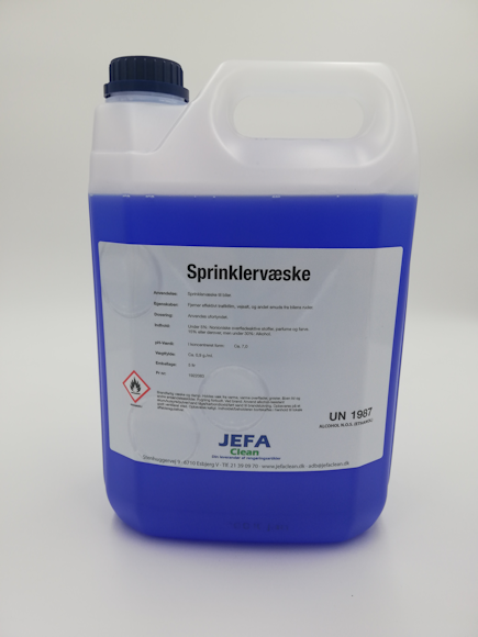 JEFA Clean - sprinklervæske - 5 L