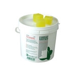 Urinalblok Lotus Bio-Z citron med farve/parfume løse uden gitter/ophæng til urinal 1 kg
